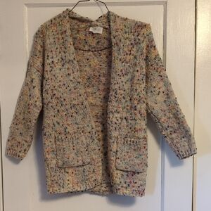 Multicolor Knit Women's Sweater Sienna Sky Xs Oversized